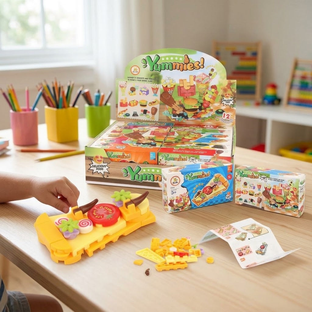 Fast Food Compatible Building Bricks Mini Set - lifestyle photo
