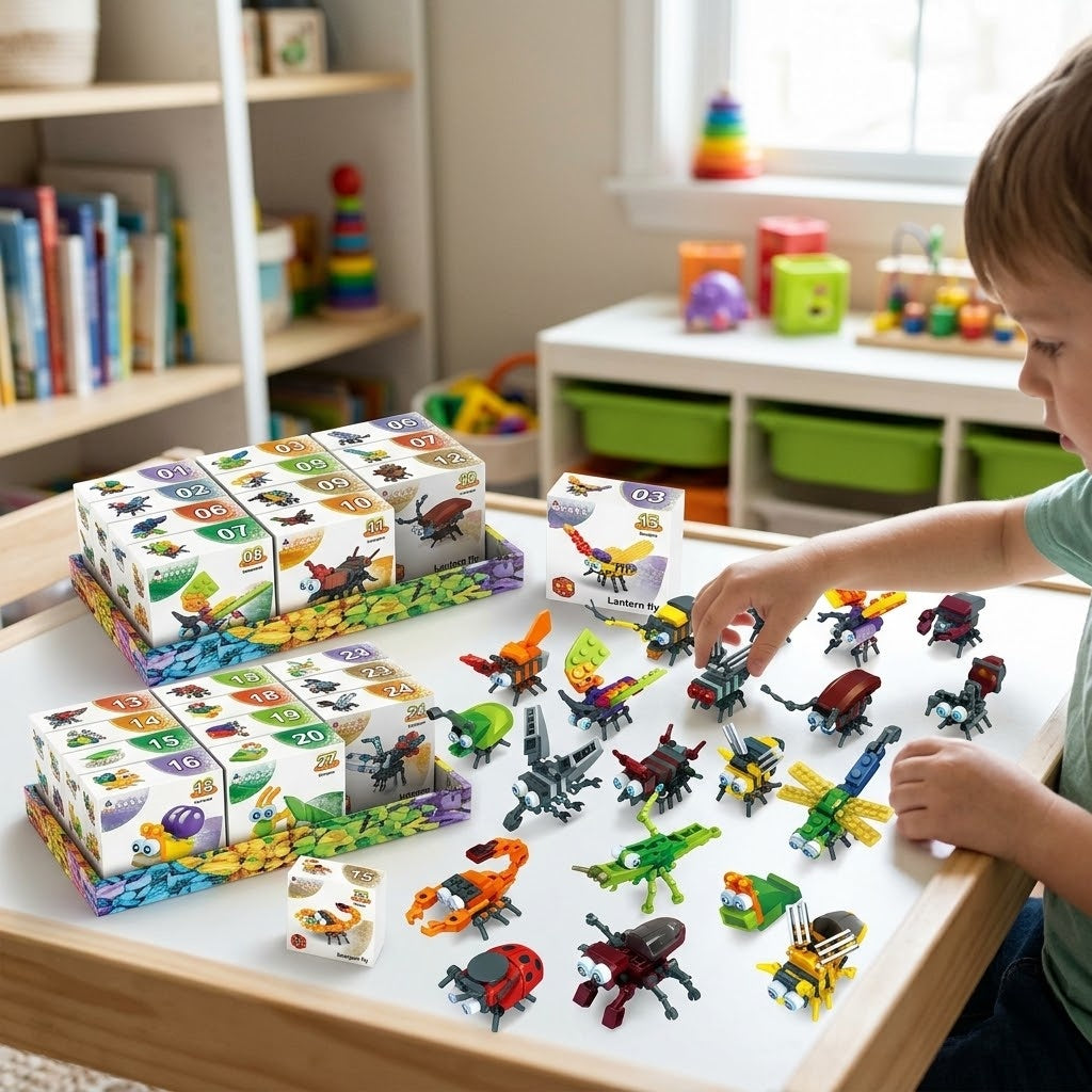 Insect Compatible Building Bricks Collectable Mini Set - lifestyle photo