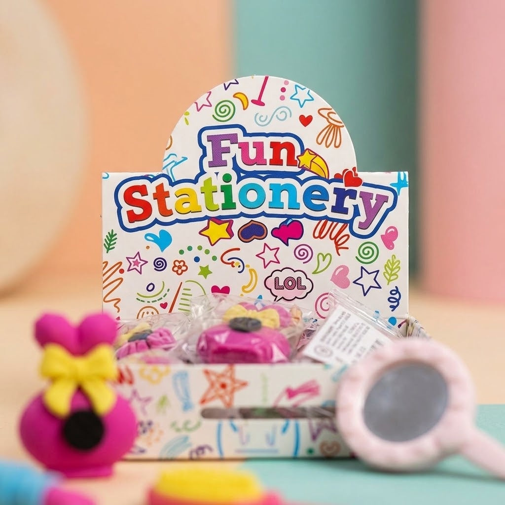 Fashion Accessories Novelty Erasers 4.5 cm - close-up