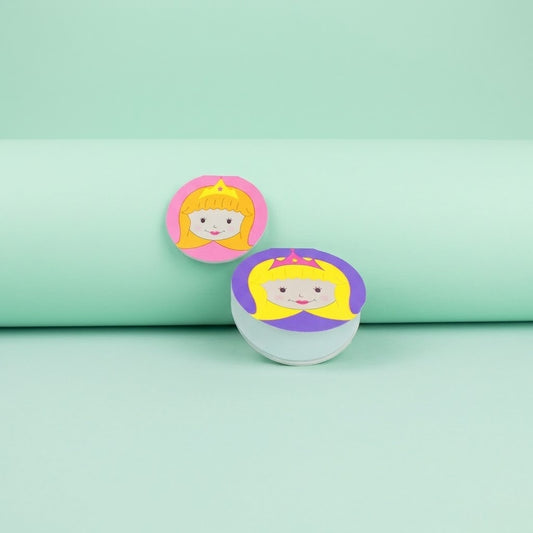 Princess Round Mini Notebook 8.5 cm 26 Pages - studio photo