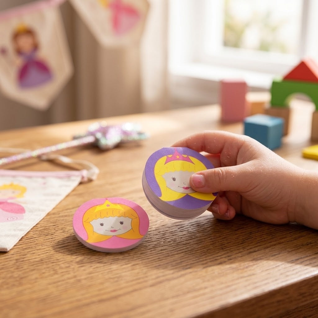 Princess Round Mini Notebook 8.5 cm 26 Pages - lifestyle photo