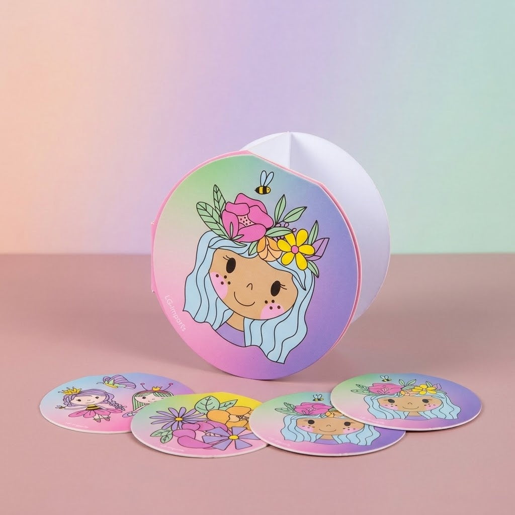 Princess Round Mini Notebook 8.5 cm 26 Pages - studio photo