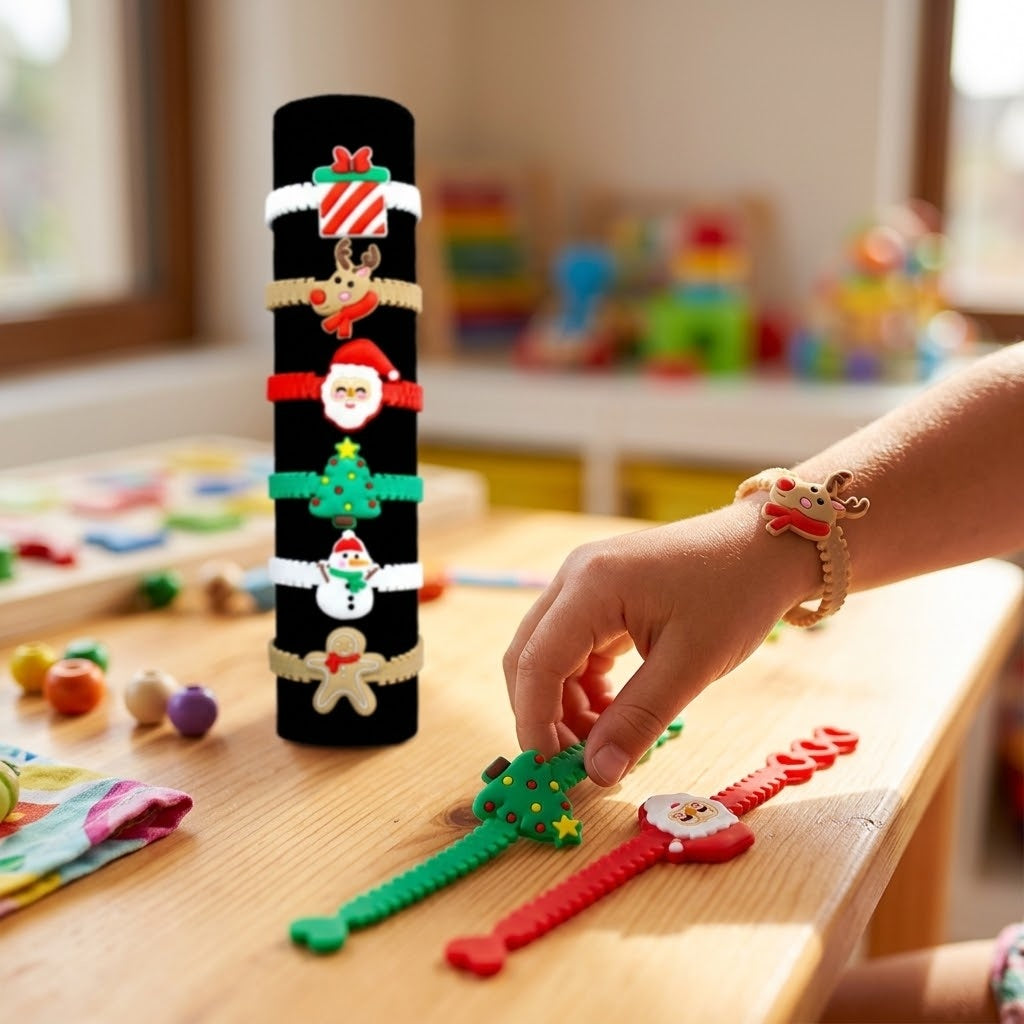 Christmas Bracelet Festive Stocking Filler for Kids - lifestyle photo