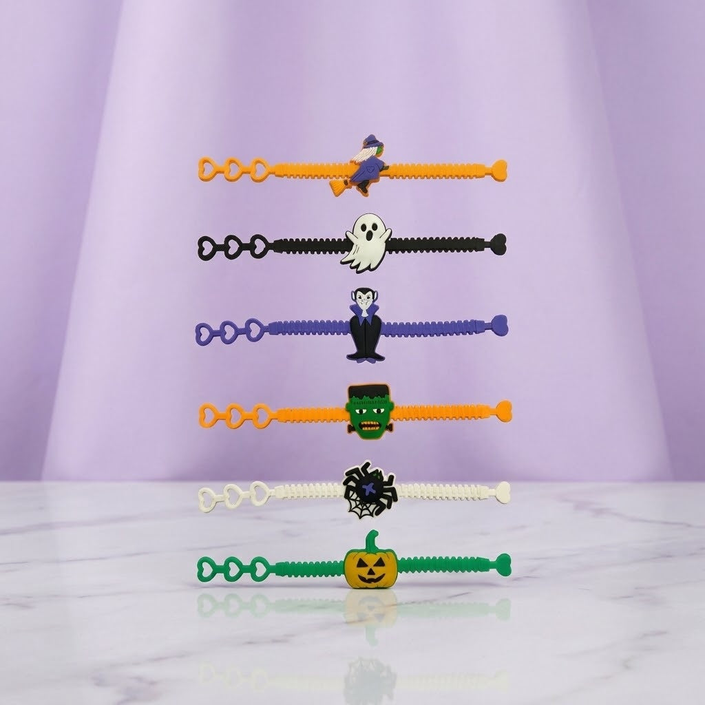 Halloween Bracelet Kids Trick or Treat Favour - studio photo