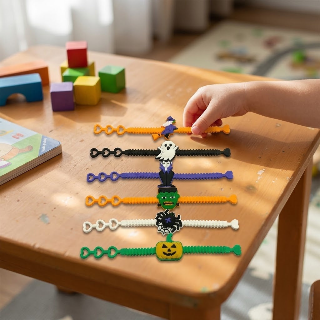 Halloween Bracelet Kids Trick or Treat Favour - lifestyle photo