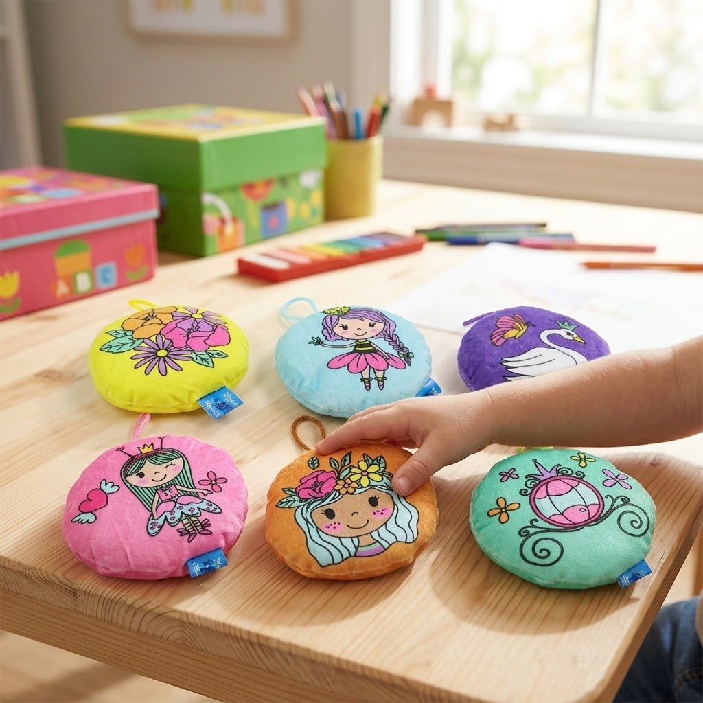 Princess Plush Cushion 10 cm Mini Soft Pillow - lifestyle photo