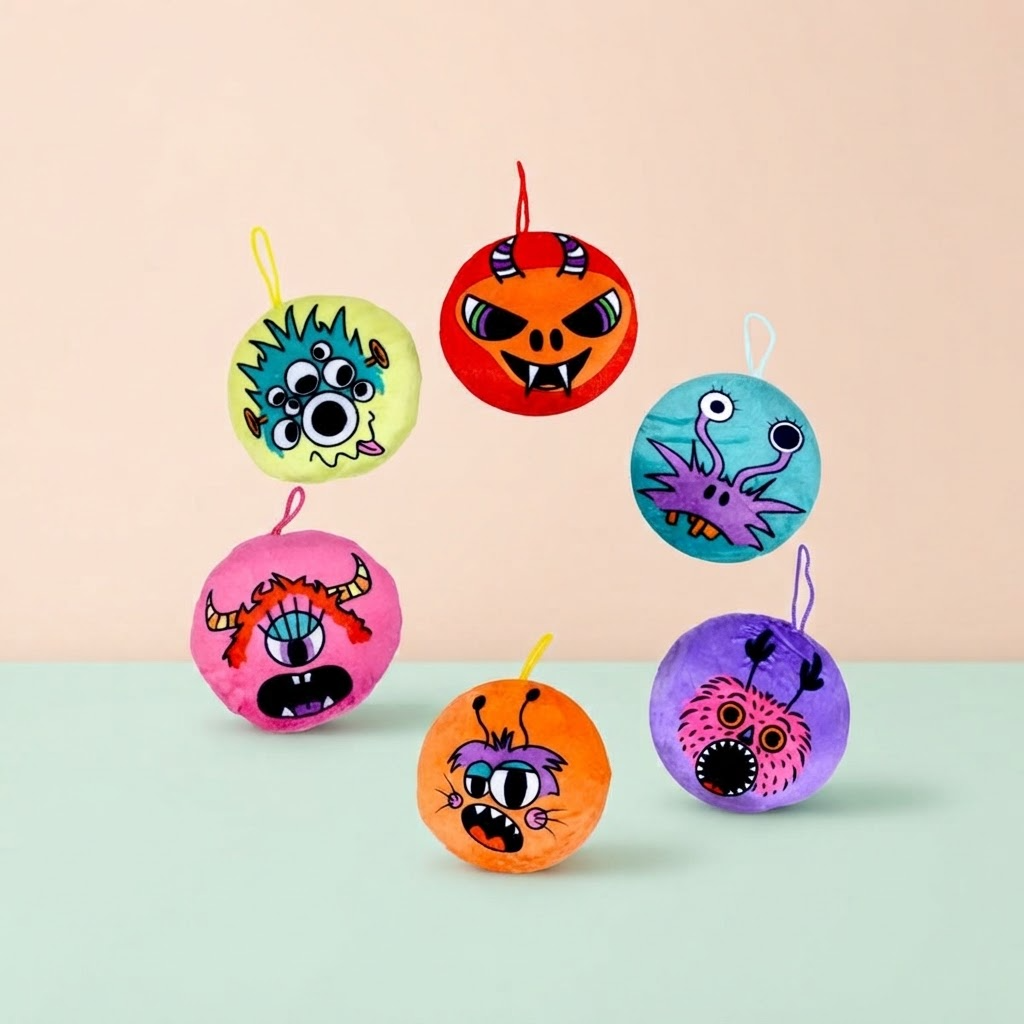 Monster Plush Cushion 10 cm Mini Soft Pillow