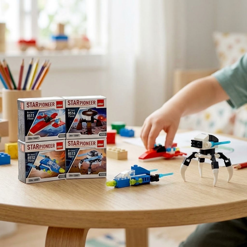 Space Compatible Building Bricks Mini Set - lifestyle photo
