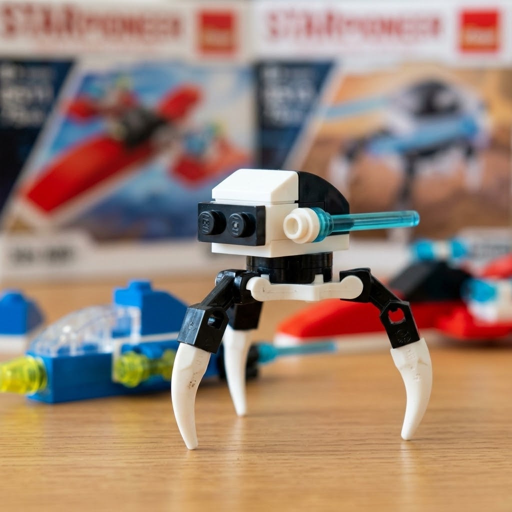 Space Compatible Building Bricks Mini Set - close-up