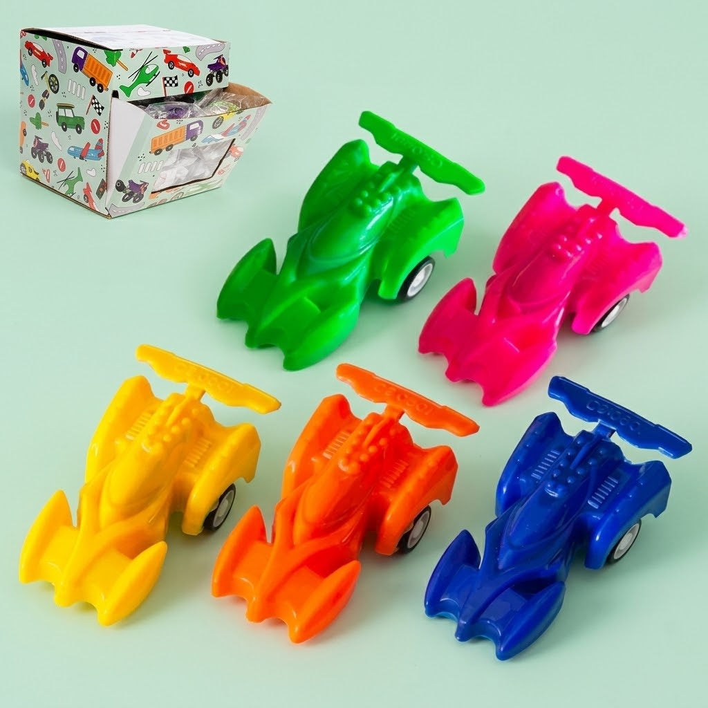 Pull Back Race Car Mini Toy Car 6 cm - studio photo