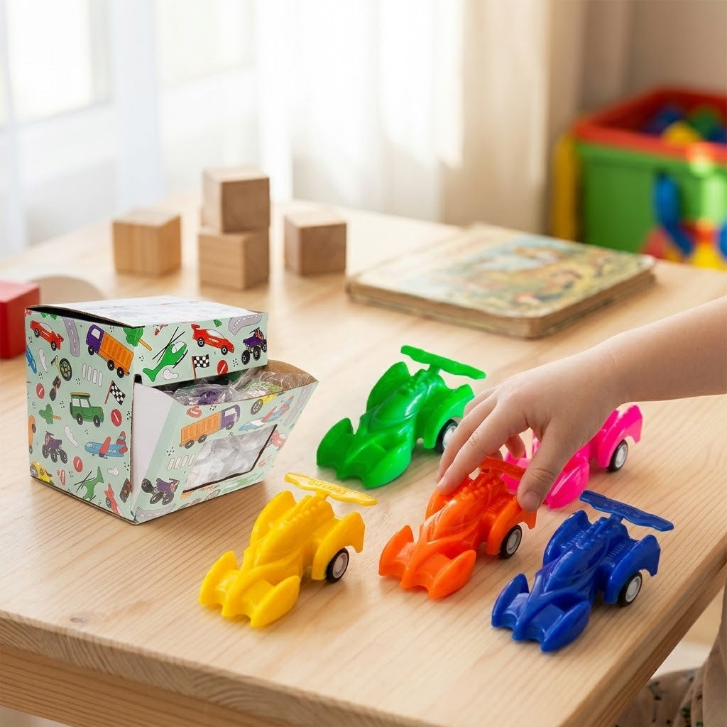 Pull Back Race Car Mini Toy Car 6 cm - lifestyle photo