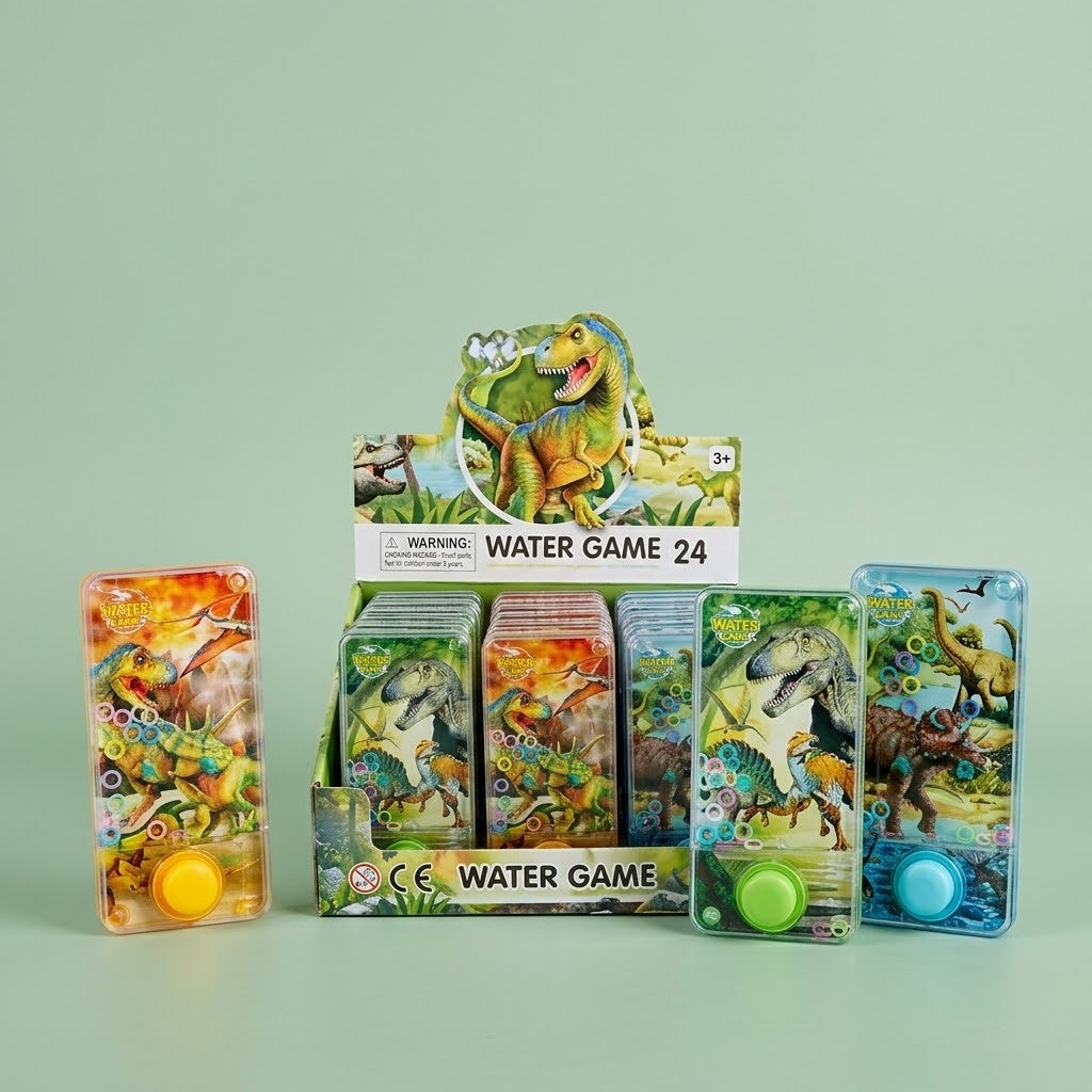 Dinosaur Water Ring Toss Game Phone Shape - studio photo