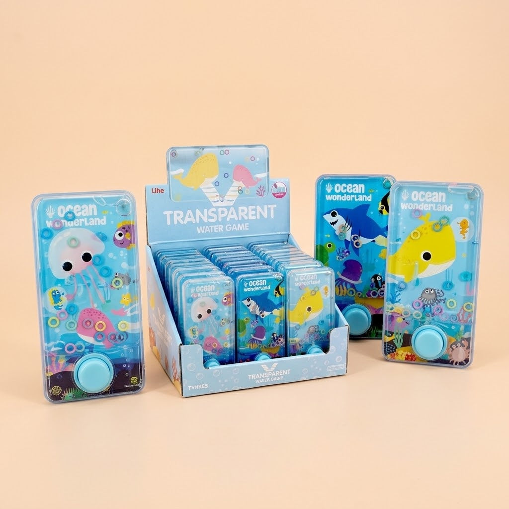 Sea Animals Water Ring Toss Game Phone Shape - studio photo