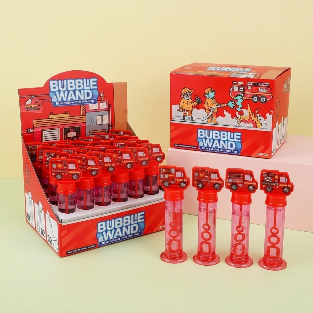 Fire Engine Bubbles 40 ml Party Favour - studio photo
