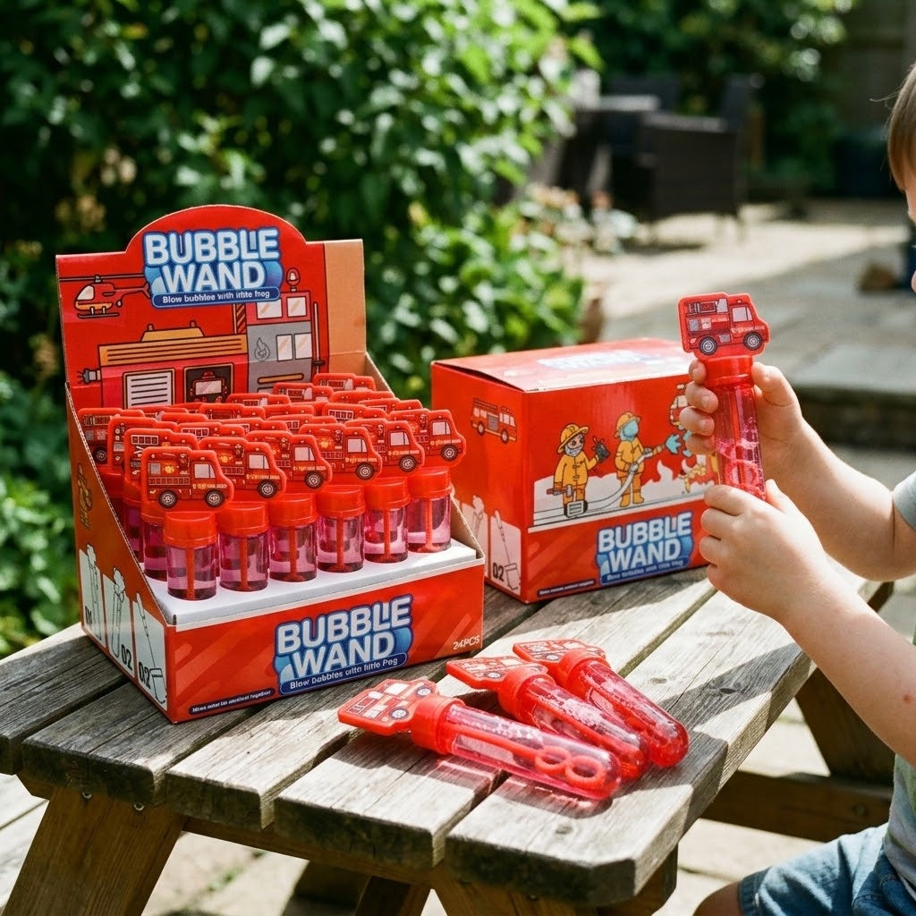 Fire Engine Bubbles 40 ml Party Favour - lifestyle photo