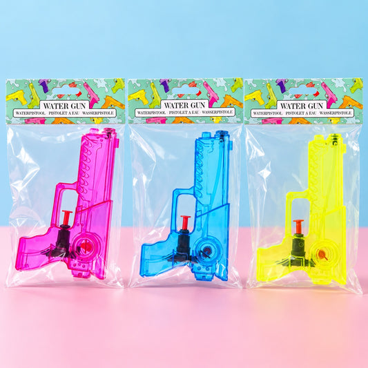 Kids Water Gun Squirt Pistol – Summer Toy 15 cm - studio photo