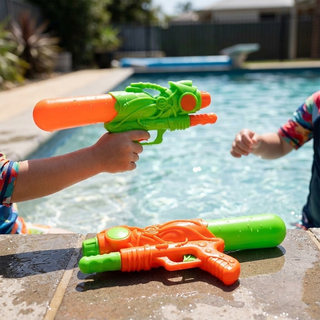 Pump Action Water Gun 33 cm Water Blaster - lifestyle photo