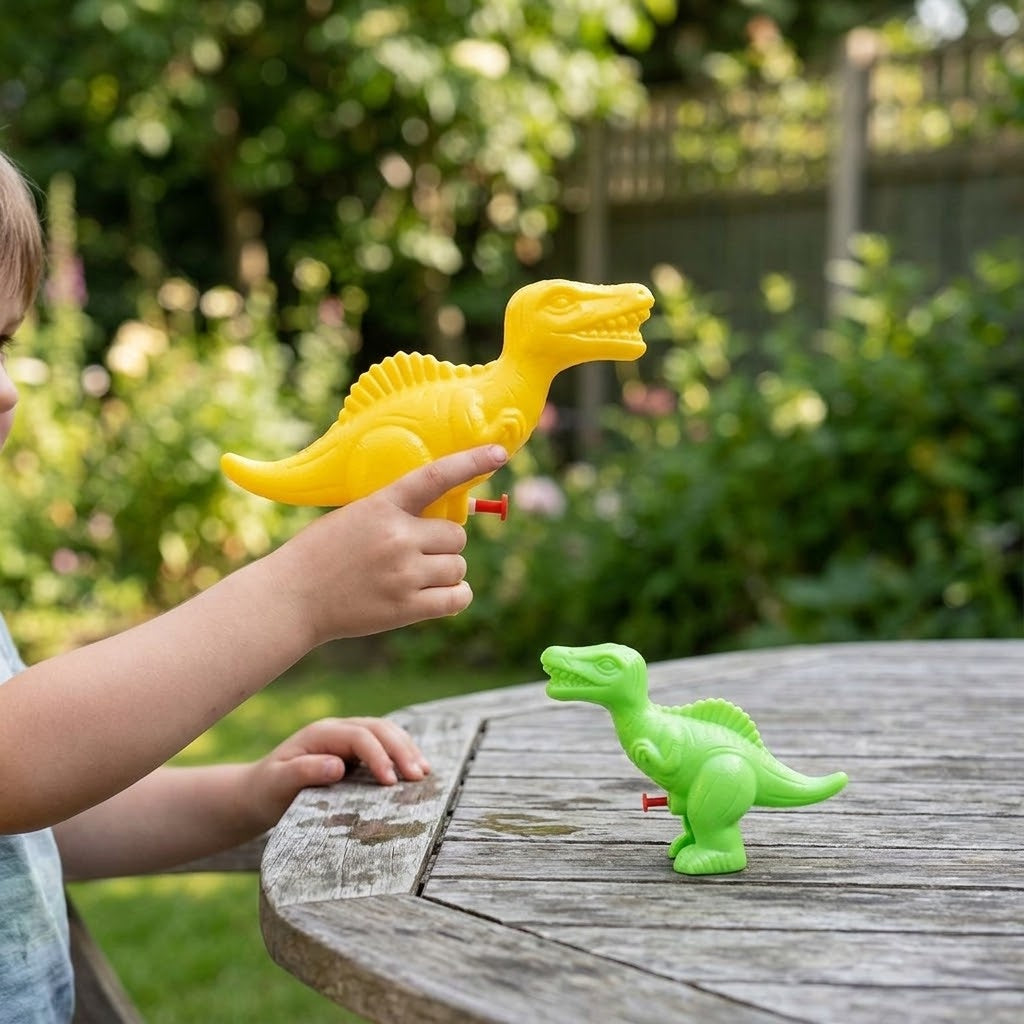 Dinosaur Water Gun Dino Water Pistol Summer Toy - lifestyle photo