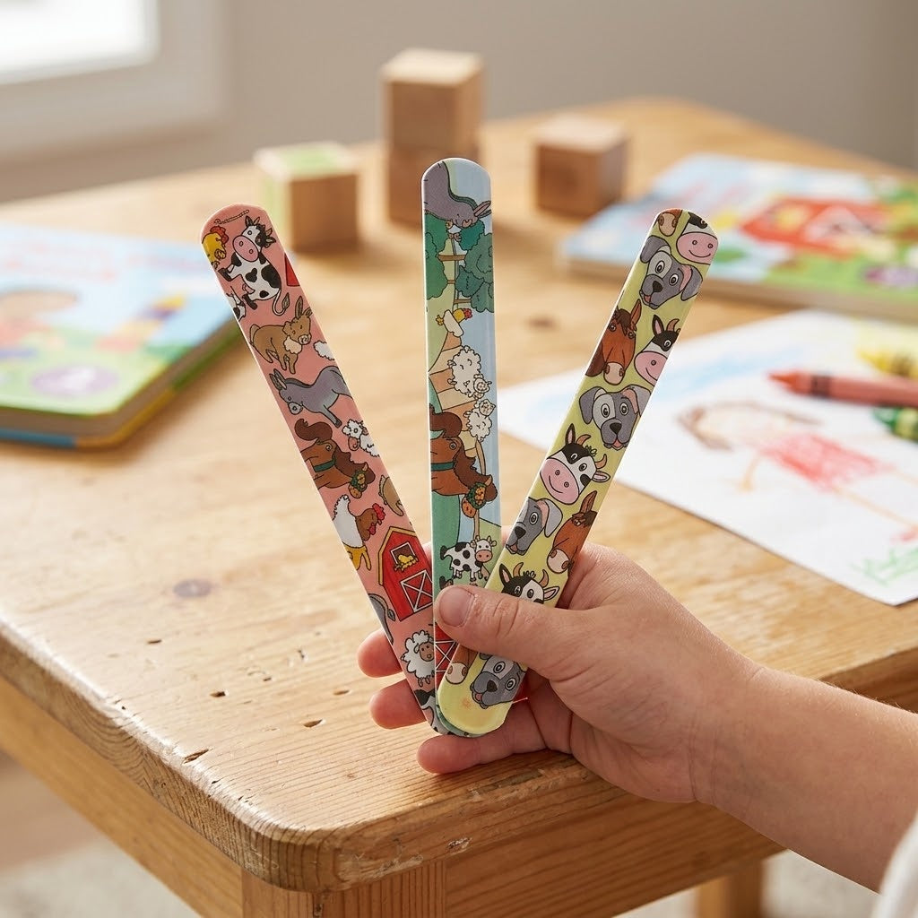 Farm Animals Slap Bracelet Snap Wristband Favour - lifestyle photo
