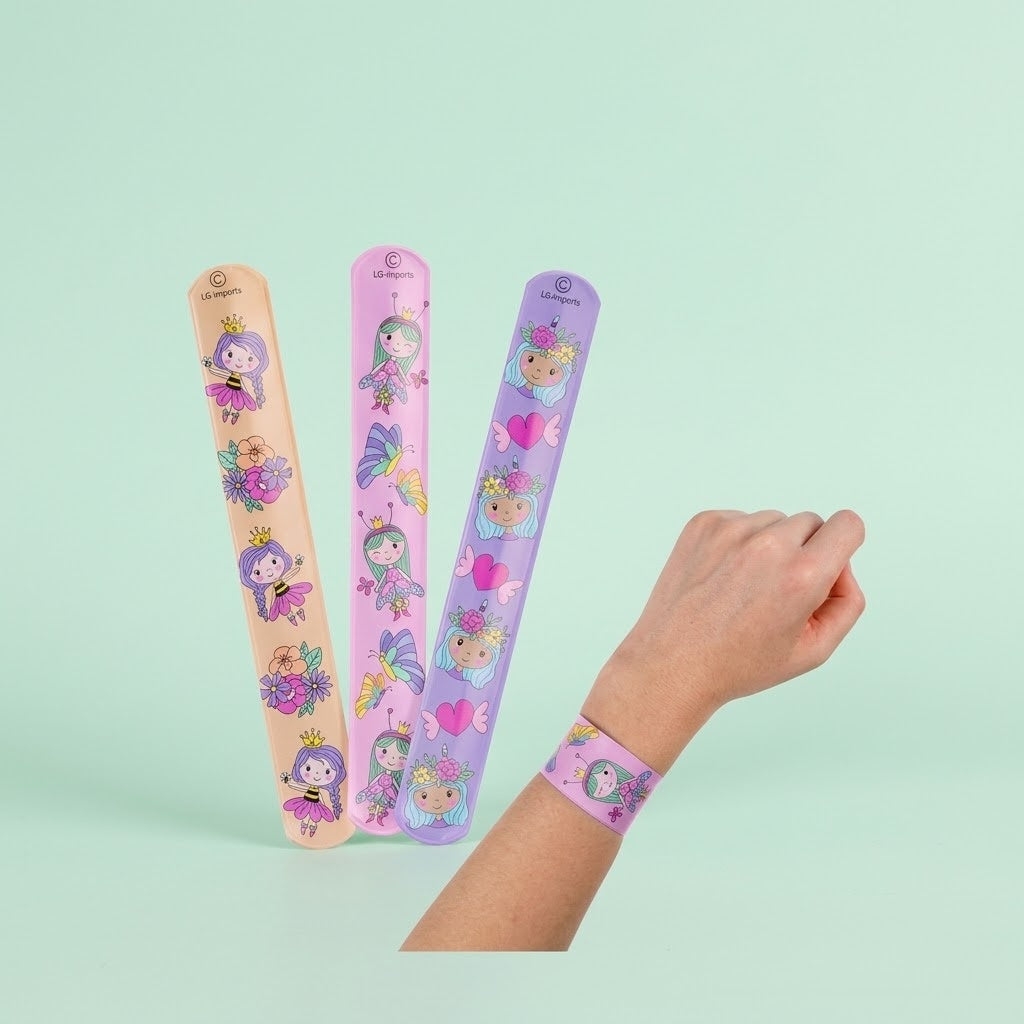 Princess Slap Bracelet 22 cm Snap Wristband - studio photo