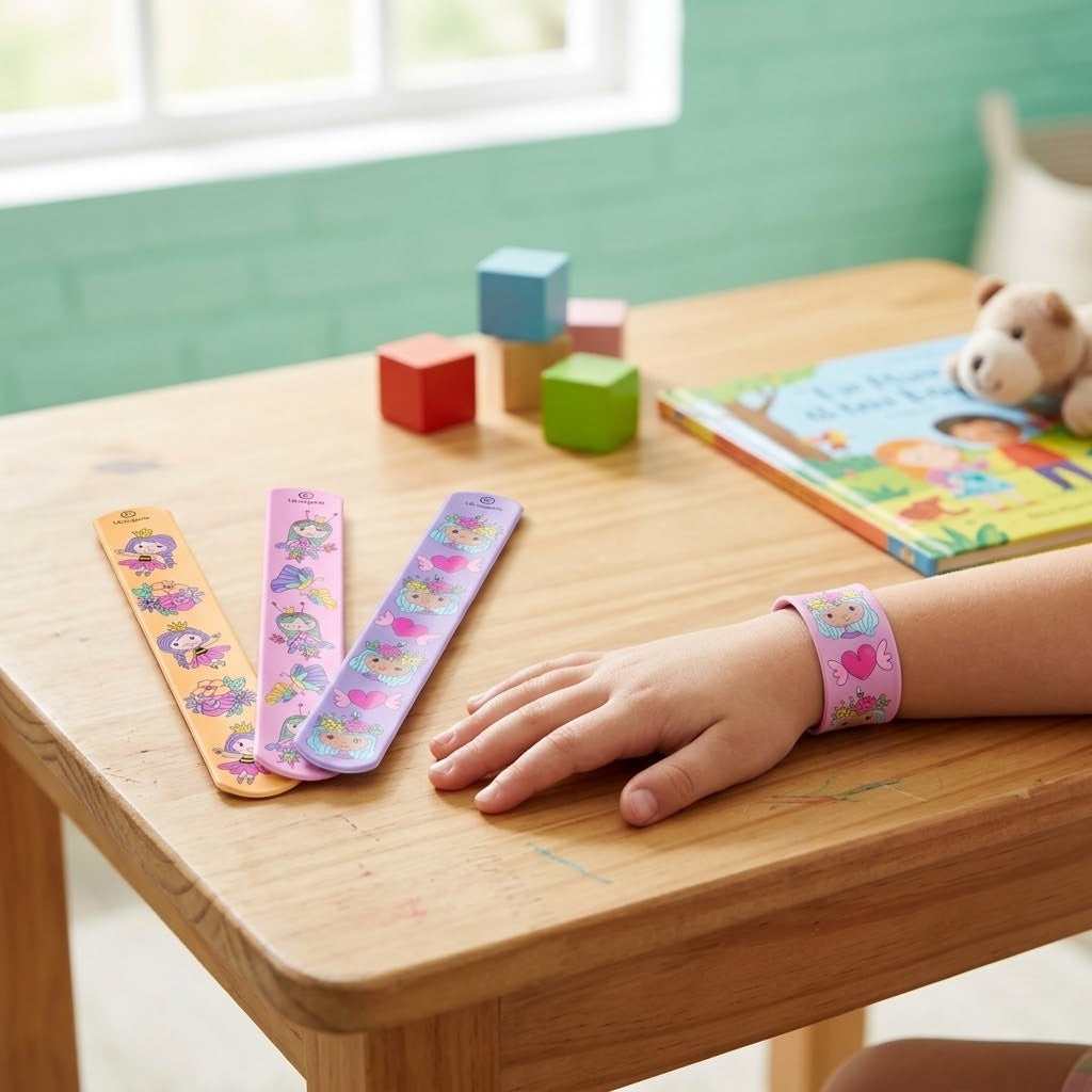Princess Slap Bracelet 22 cm Snap Wristband - lifestyle photo