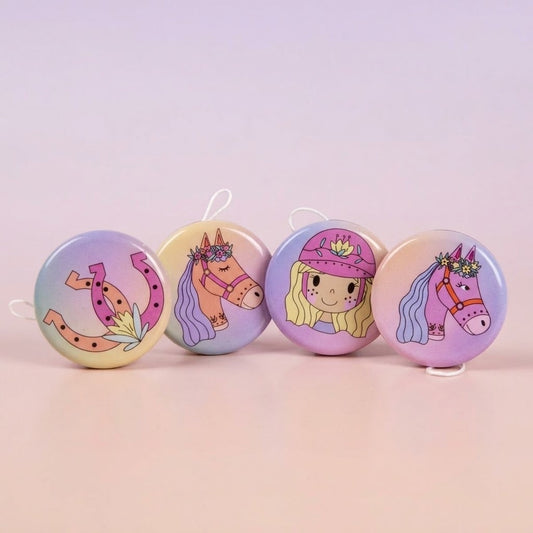 Horse Metal Yo-Yo 5.2 cm Party Favour - studio photo