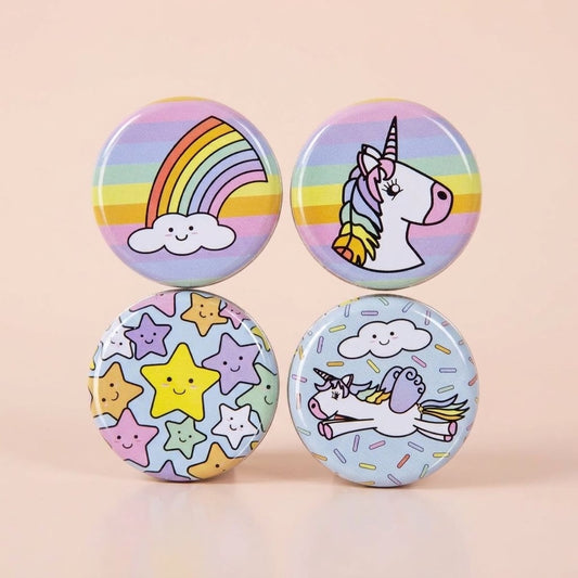 Unicorn Metal Yo-Yo 5.2 cm Party Favour - studio photo