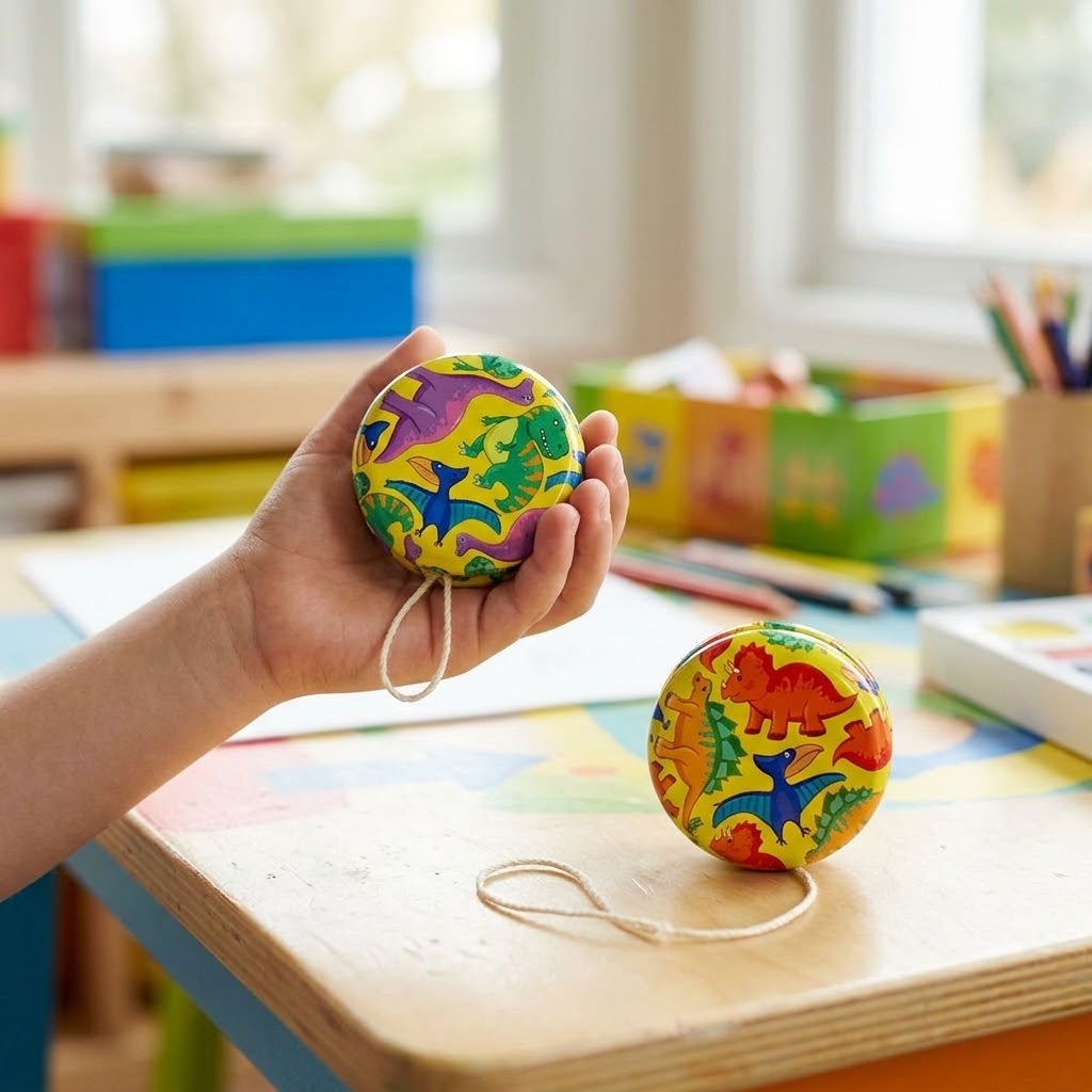 Dinosaur Metal Yo-Yo 5.2 cm Party Favour - lifestyle photo