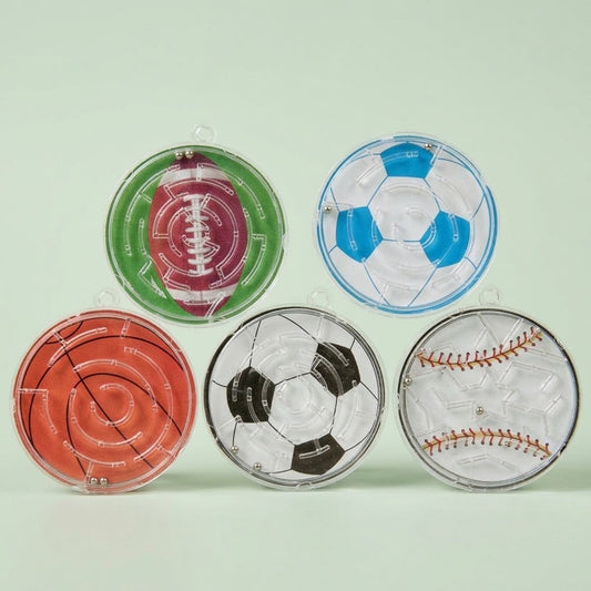 Sports Maze Puzzle Game 5.5 cm Mini Ball Labyrinth - studio photo