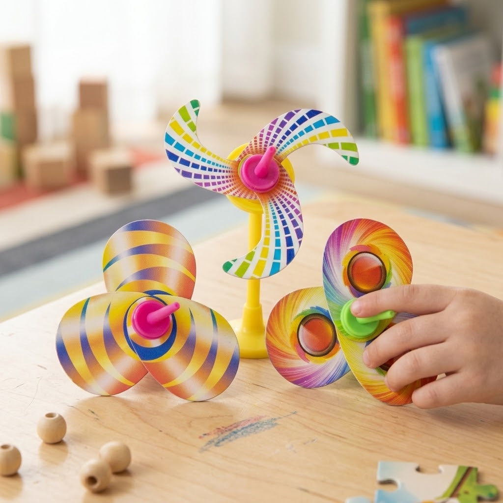 Build Your Own Spinning Top DIY Kit 7–8 cm - lifestyle photo