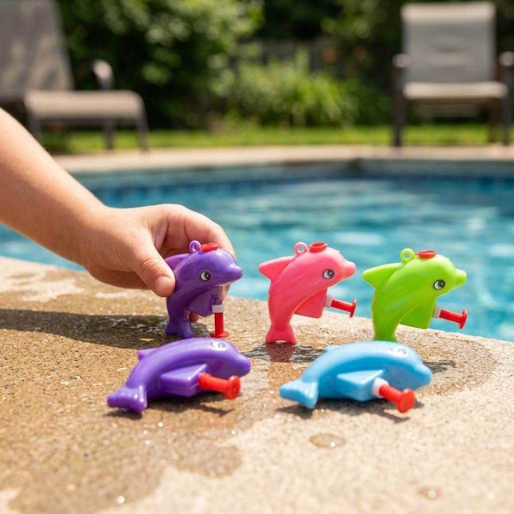 Dolphin Water Gun 7 cm Mini Water Pistol - lifestyle photo