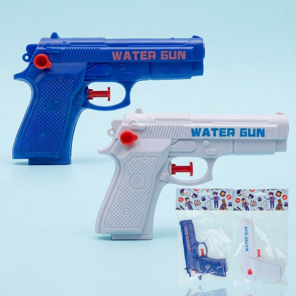 Police Water Gun 14 cm Trigger Water Pistol - studio photo