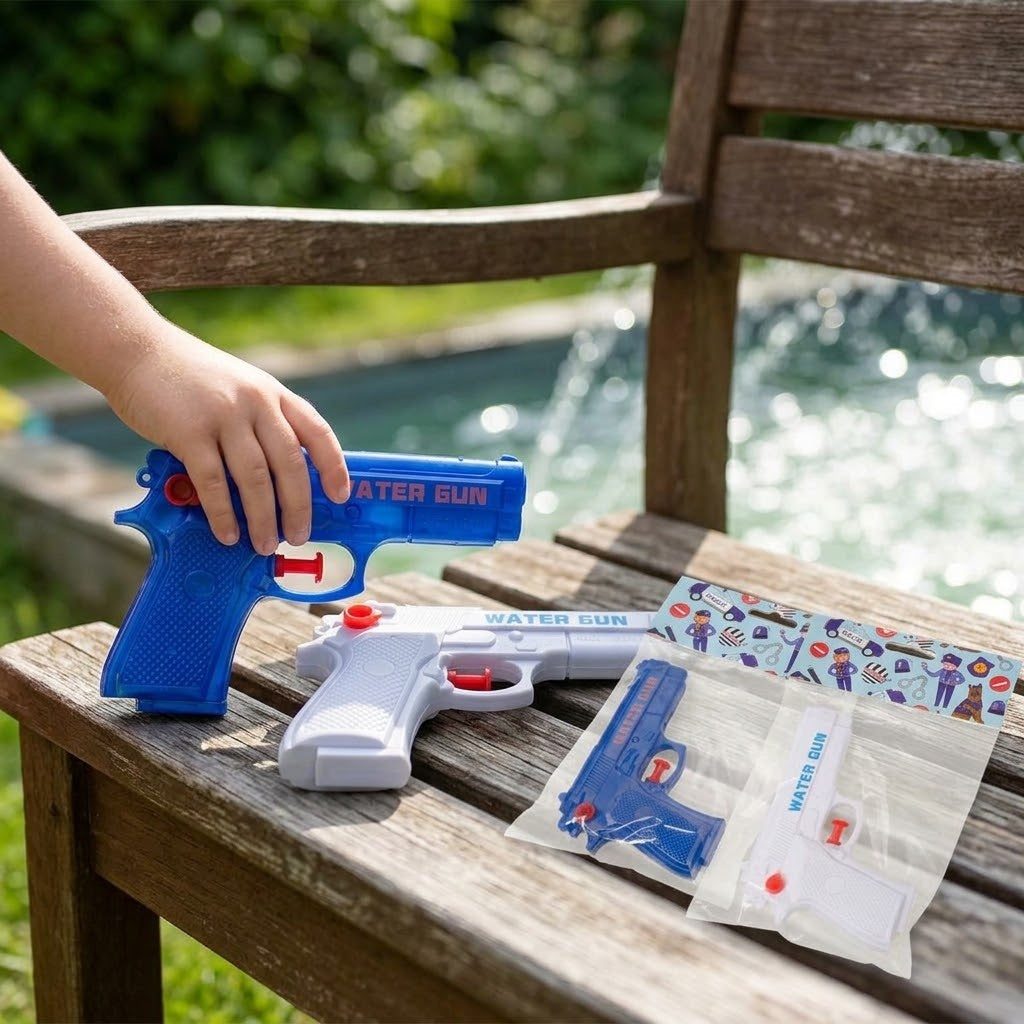 Police Water Gun 14 cm Trigger Water Pistol - lifestyle photo