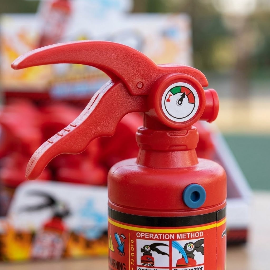 Water Spray Toy Fire Extinguisher 13 cm - close-up
