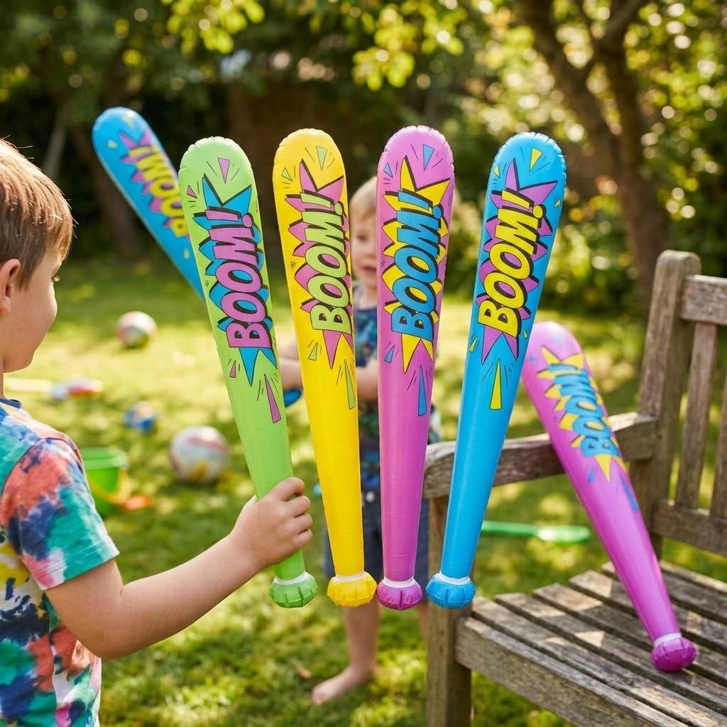 Inflatable Bopper Boom 85 cm Blow Up Bat Toy - lifestyle photo