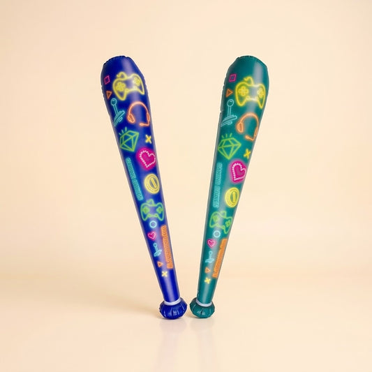 Inflatable Bopper Gamer 85 cm Blow Up Bat Toy - studio photo