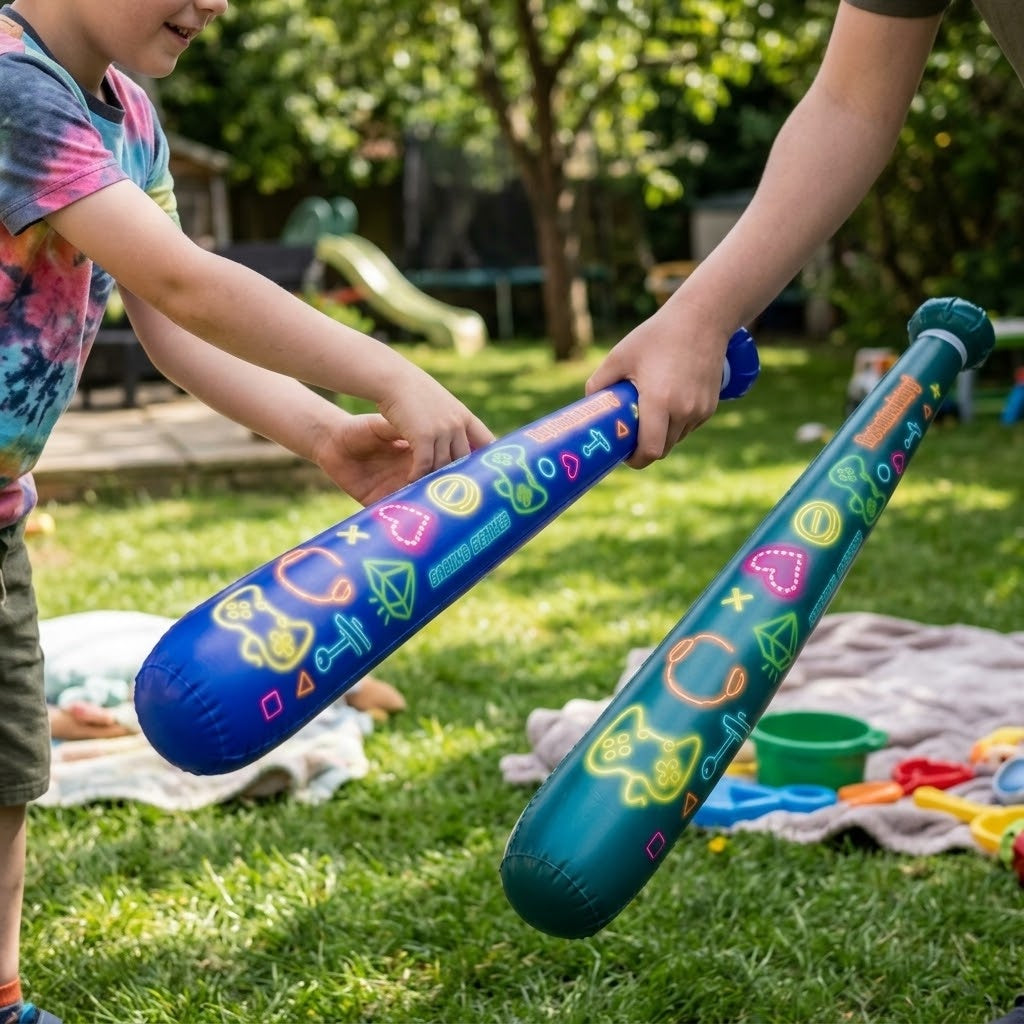 Inflatable Bopper Gamer 85 cm Blow Up Bat Toy - lifestyle photo