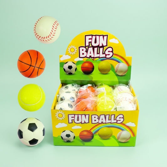 Mini Sports Ball Assorted Kids Ball 6.5 cm - studio photo