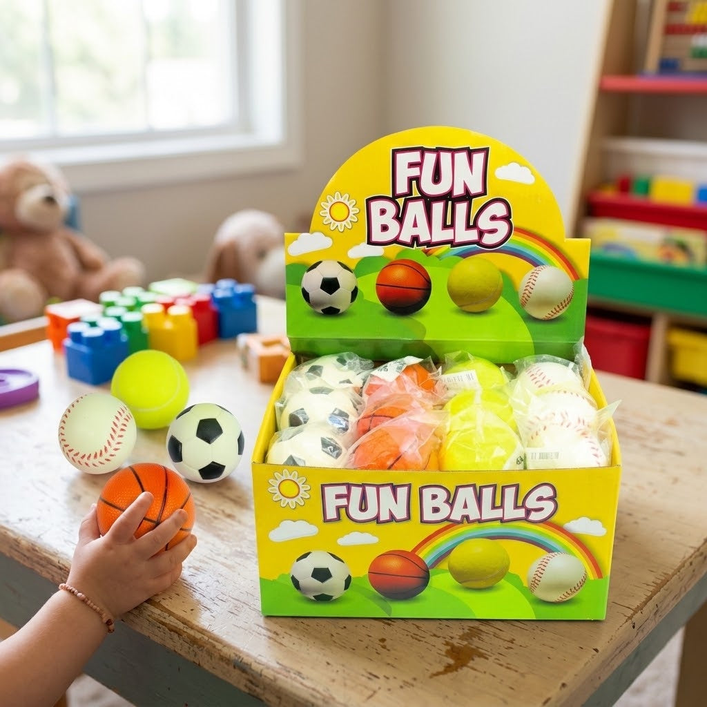 Mini Sports Ball Assorted Kids Ball 6.5 cm - lifestyle photo