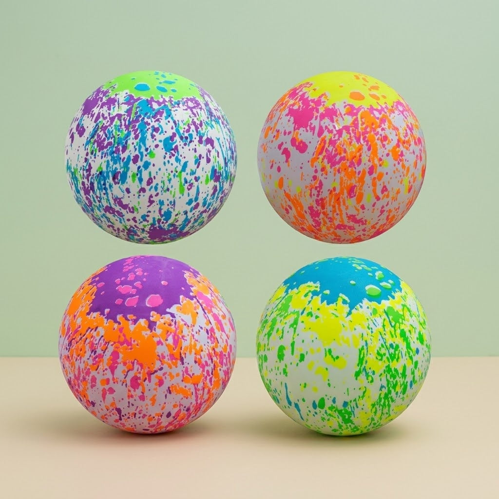 Splash Colours Kids Play Ball Outdoor Ball 23 cm - studio photo