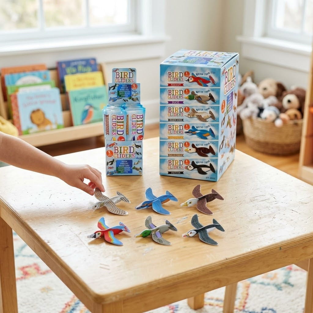 Styrofoam Gliding Bird Flying Glider Toy - lifestyle photo