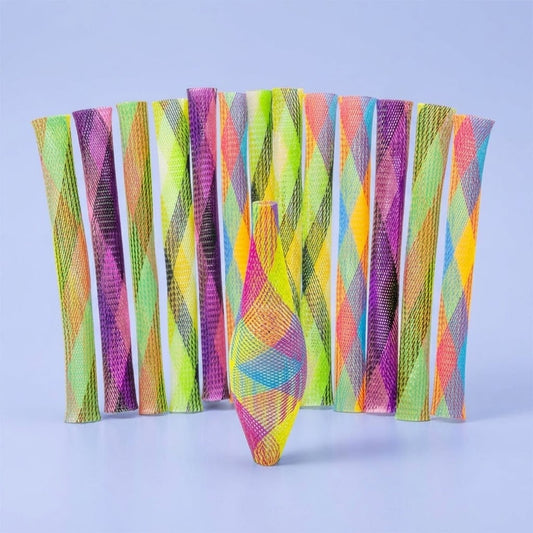 Woven Jumping Stick Fidget Toy 18 cm - studio photo