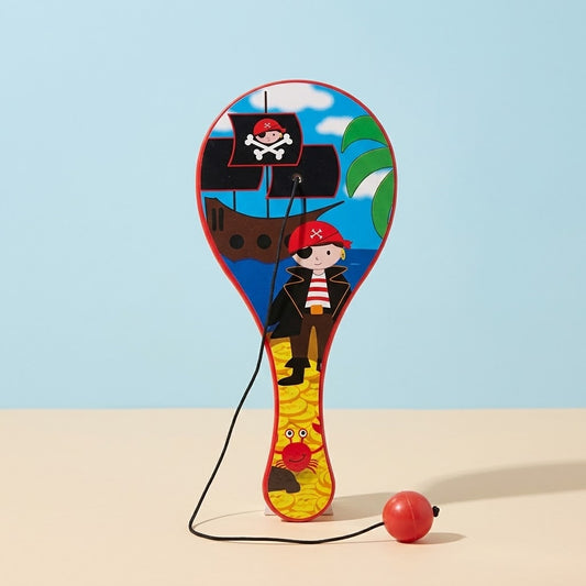 Pirate Mini Paddle Ball Toy with Ball 12.5 cm - studio photo