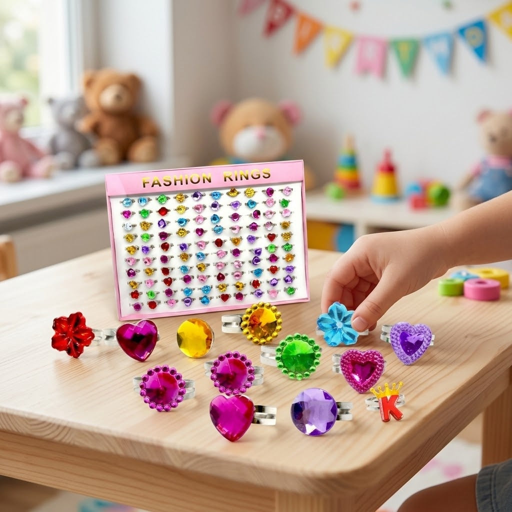 Sparkly Fantasy Ring for Kids Play Jewellery - lifestyle photo