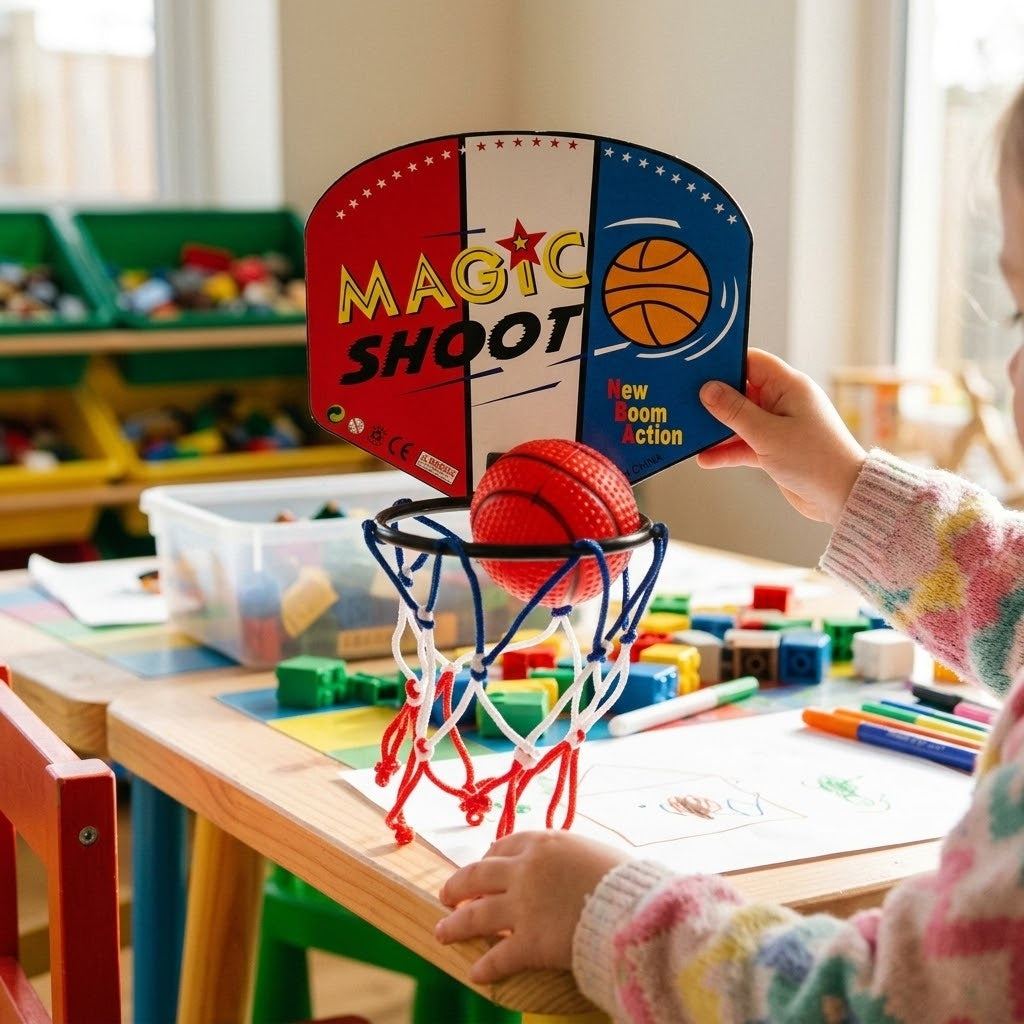 Mini Basketball Hoop with Ball Kids Game - lifestyle photo