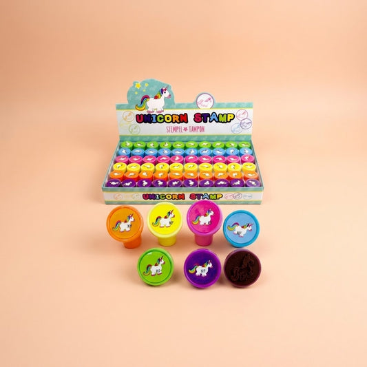 Unicorn Stamp for Kids Party Bag Filler - studio photo