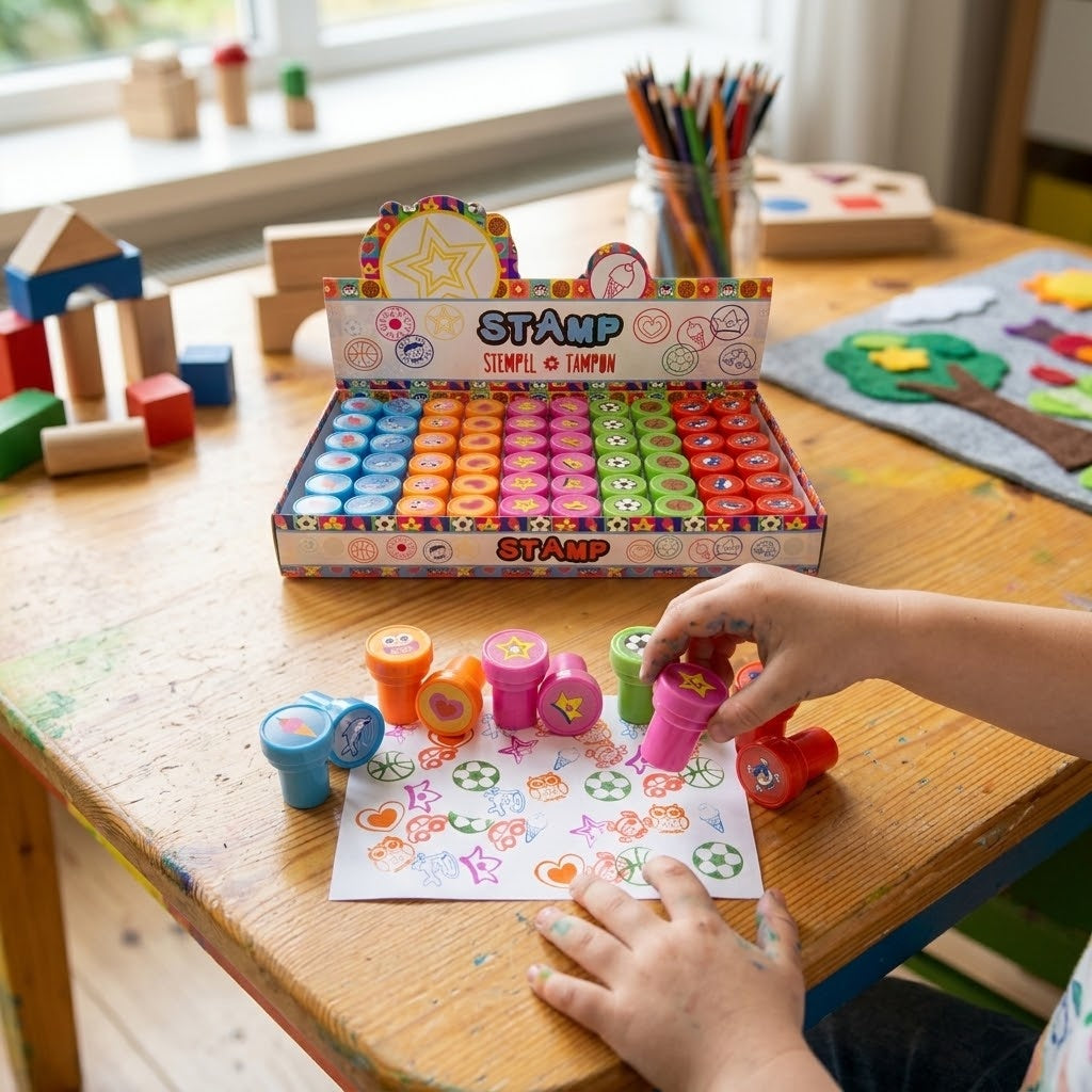 Printed Stamp Assorted Designs for Kids - lifestyle photo