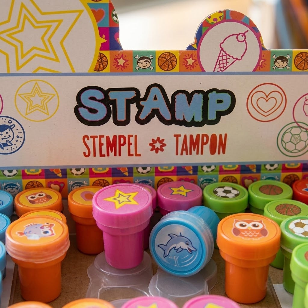 Printed Stamp Assorted Designs for Kids - close-up