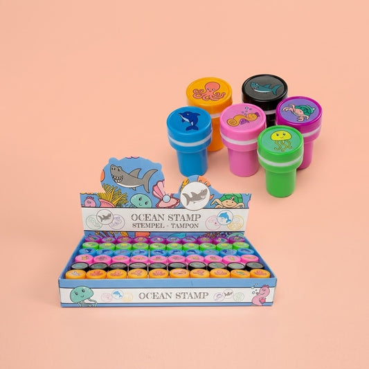 Ocean Animals Stamp for Kids Party Bag Filler - studio photo