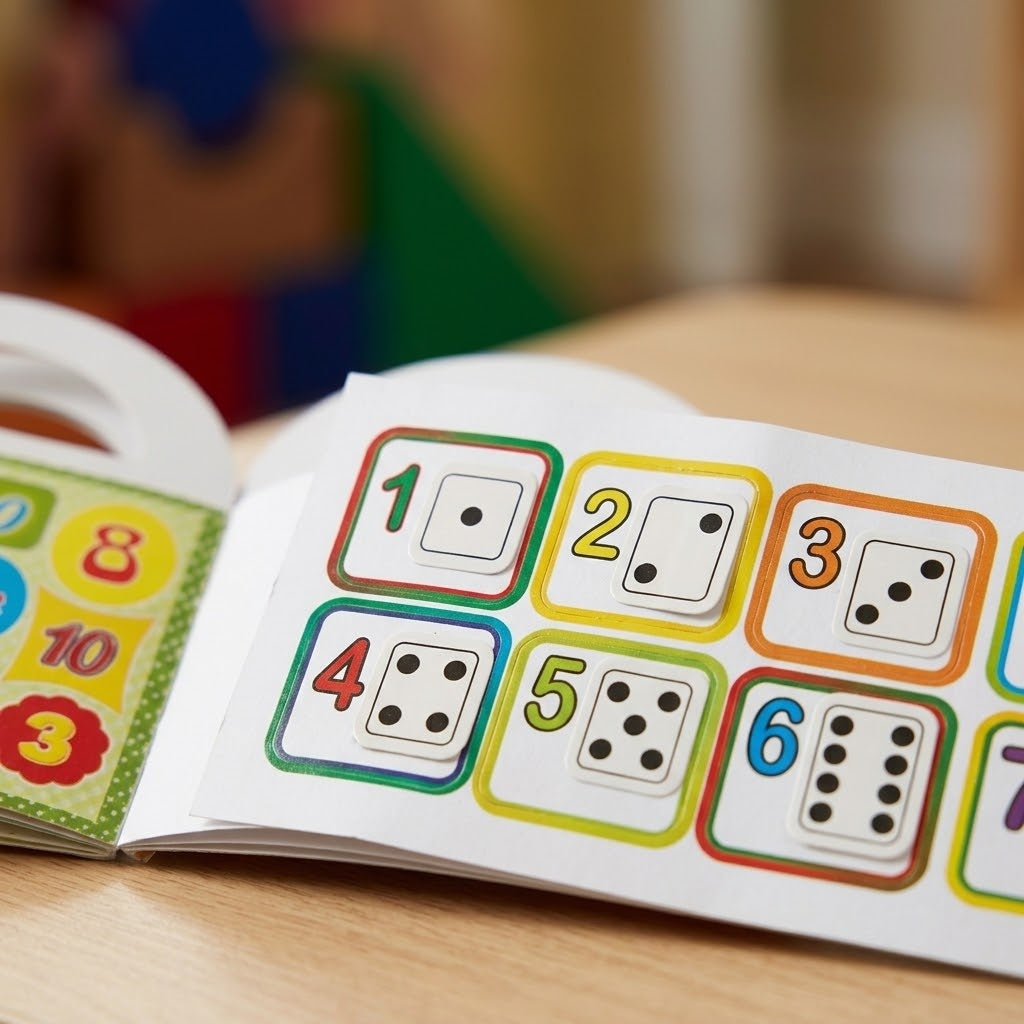 Colouring Book with Stickers for Kids - close-up